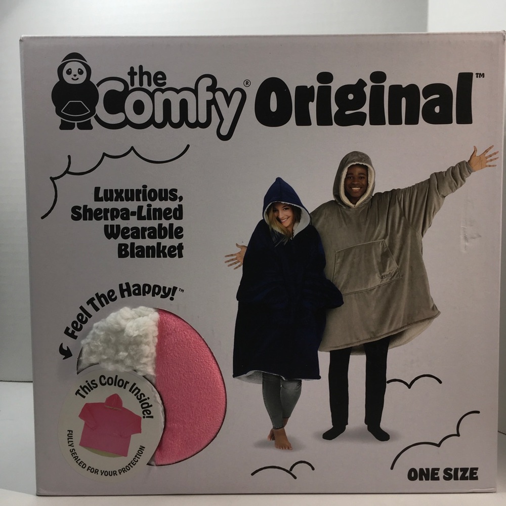 The comfy original wearable blanket one size fits all color Pink